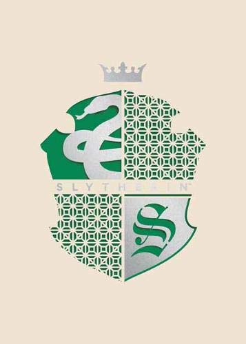 Harry Potter: Slytherin Laser Die-Cut Card (HP Card Laser Card)