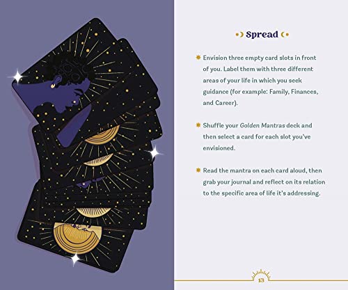 Golden Mantras : Affirmation Deck and Guidebook