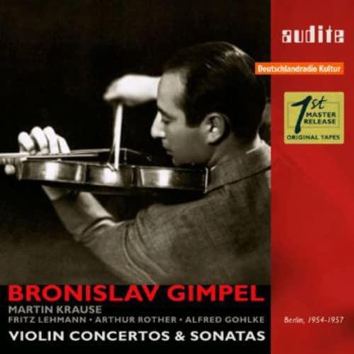 Bronislaw Gimpel / Martin Kra - Bronislaw Gimpel: Violin Concertos & Sonatas [CD]