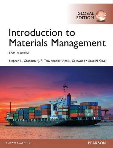 Introduction To Materials Management, 8Th Edn