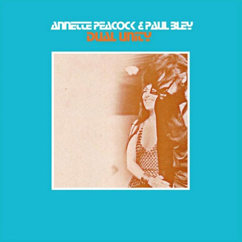 Album cover for "Dual Unity" by Annette Peacock & Paul Bley, sepia toned.