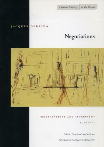 Negotiations: Interventions and Interviews