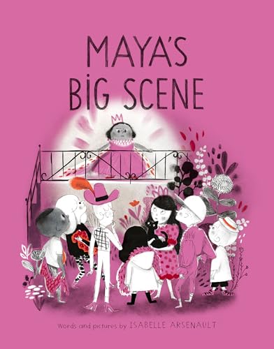 Book cover: girl in pink dress on stage with audience below.