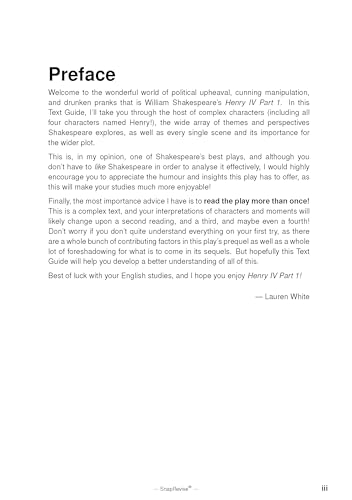 Henry IV Part 1 Text Guide: English Literature Revision Book | Includes Analysis, Key Quotes, Character Insights, and Sample Essays for Top Grades