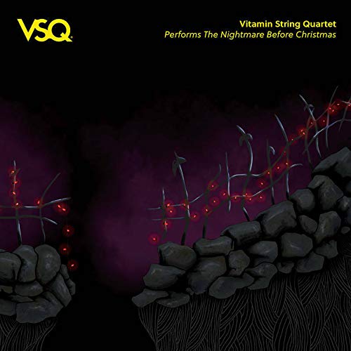 Vinyl record cover for Vitamin String Quartet’s “The Nightmare Before Christmas.”