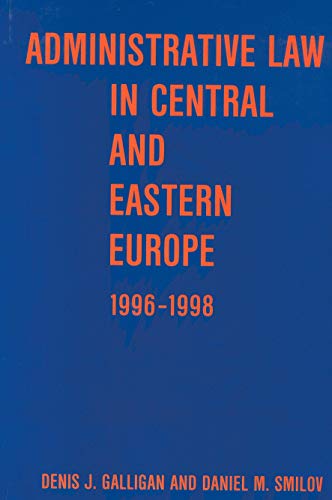 Administrative Law in Central and Eastern Europe