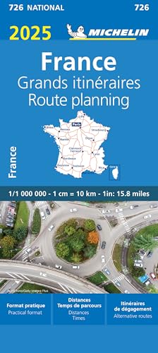 France Route Planning 2025 - Michelin National Map 726: Map