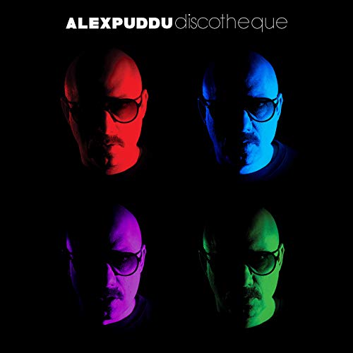 CD cover: Four colorized portraits of a man wearing sunglasses.