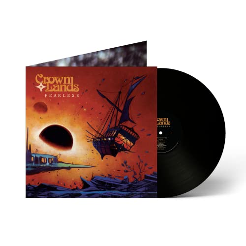 Crown Lands “Fearless” vinyl 2LP with ship and sunset artwork.