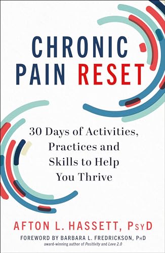 Book cover for Chronic Pain Reset by Afton L. Hassett with abstract circular graphics.