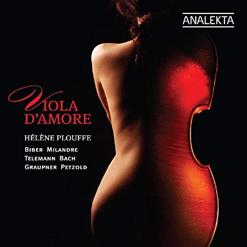 CD cover featuring a woman’s back merging with a viola d’amore.