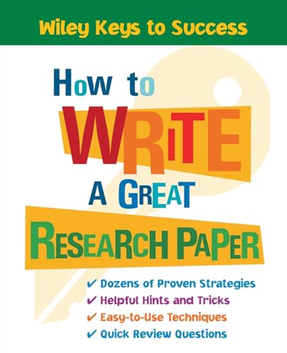 How to Write a Great Research Paper