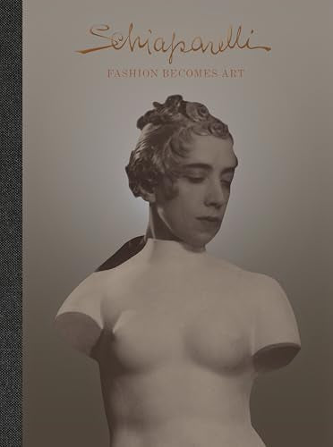 Book cover featuring a classical bust with the title “Schiaparelli.”