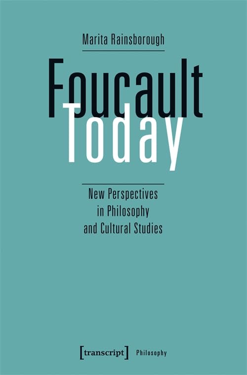 Book cover for "Foucault Today" with bold white text on teal background.