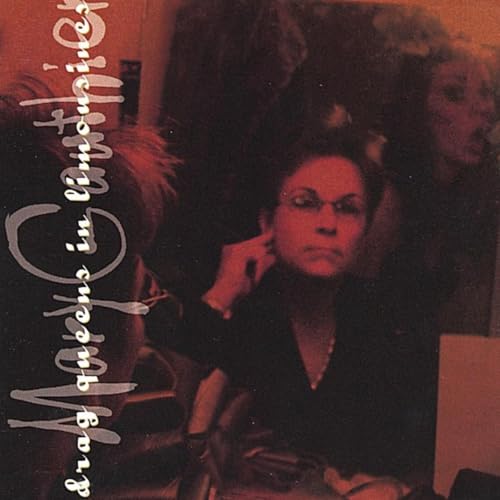 Close-up portrait of a woman with glasses, album title overlayed.