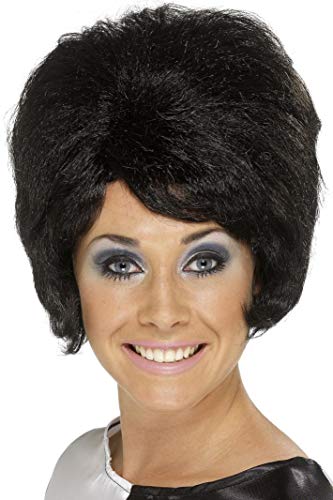 Smiffys 60's Beehive Wig - Black