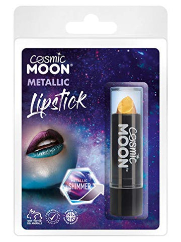 Smiffys Cosmic Moon Metallic Lipstick, Gold