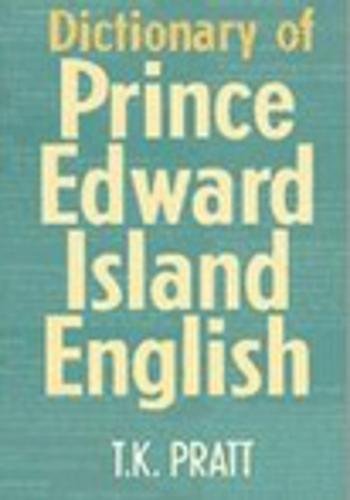 Green book cover with white text: “Dictionary of Prince Edward Island English”.