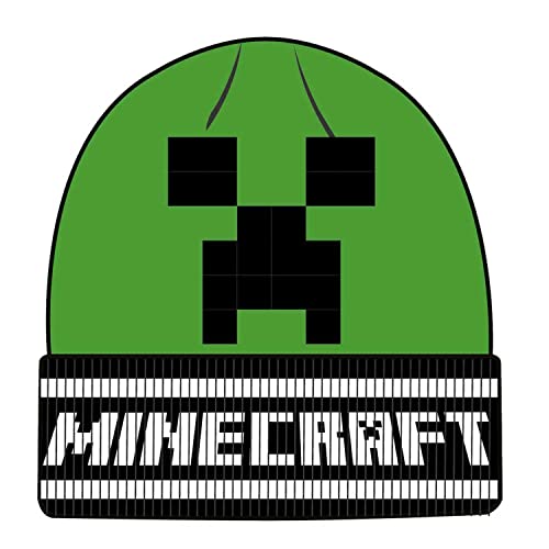 Minecraft - Creeper Face (Unisex Green Beanie) One Size