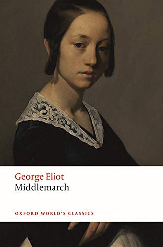 Book with plain cover, George Eliot's novel, small to medium size, classic literature series.