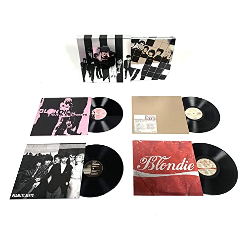Blondie vinyl box set with four records and album artwork.