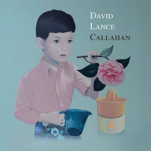 Album cover featuring a young boy with a flower and juicer.