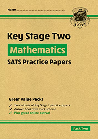 New KS2 Maths SATS Practice Papers: Pack 2 - for the 2022 tests (with free Online Extras) (CGP KS2 SATs Practice Papers)