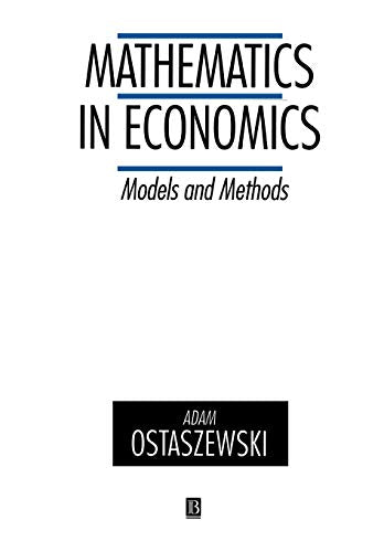 Mathematics in Economics: Models and Methods