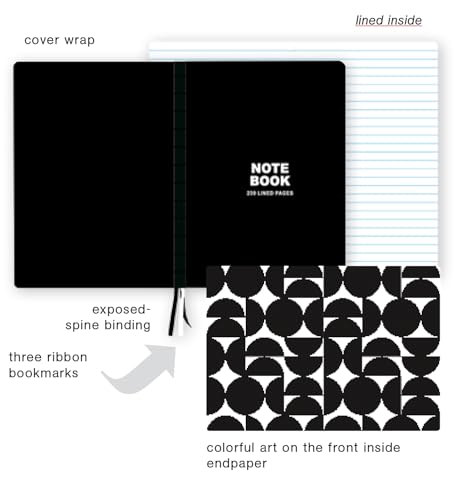Black A4 Notebook