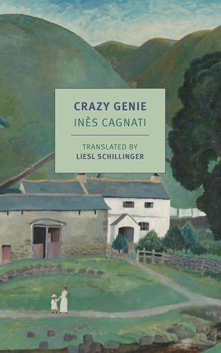 Book cover for "Crazy Genie" with a green title and rural landscape.