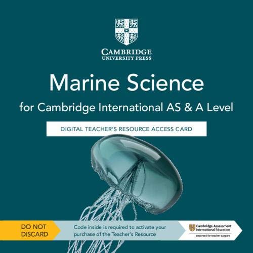 Cambridge International AS & A Level Marine Science Digital Teacher's Resource Access Card