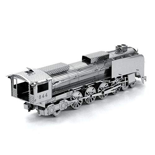 Metal Earth 3D Fascinations Puzzle - ICONX Steam Locomotive - DIY 3D Model Kit/Metal Jigsaw Puzzle