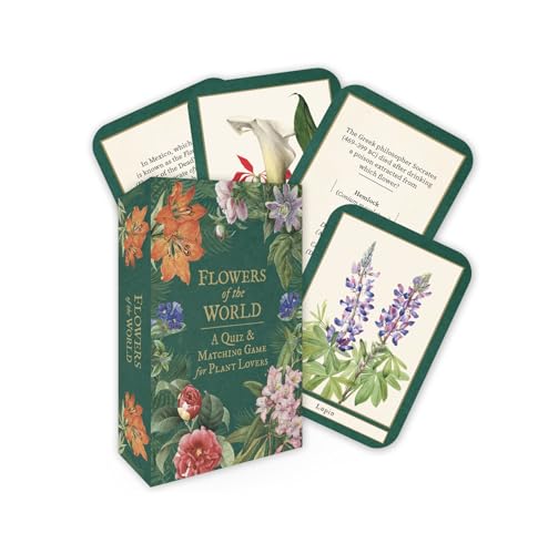 Flowers of the World : A matching card and quiz game for plant lovers