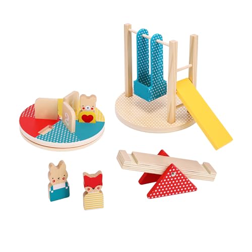 At the Park Wooden Play Set