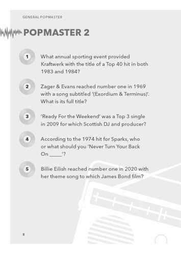 PopMaster : The Nation’s Favourite Pop Music Quiz