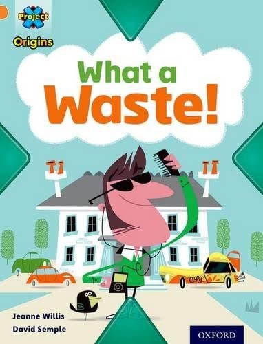 Book cover: cartoon man with trash, houses, and cars in background.