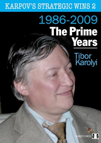 Book cover featuring a portrait of chess player Anatoly Karpov.