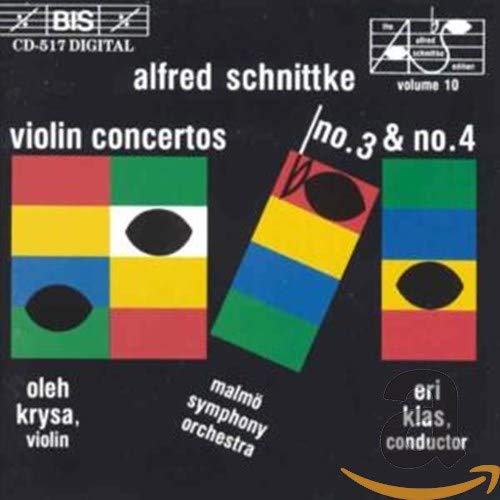 Malmo Sosuslakullner - Schnittke: Violin Concertos Nos. 3 & 4 [CD]