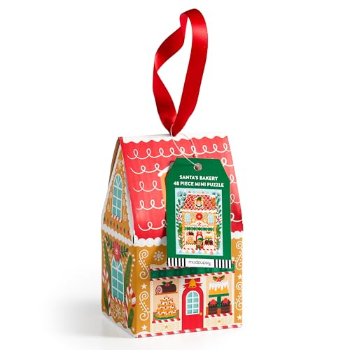 Santa's Bakery 48 Piece Mini Puzzle Ornament