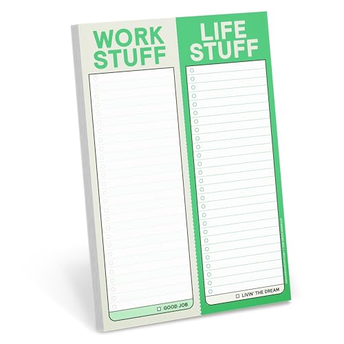 Knock Knock Work Stuff / Life Stuff Perforated Pad (Pastel Version)