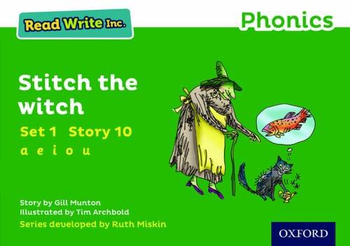 Read Write Inc. Phonics: Green Set 1 Storybook 10 Stitch the Witch