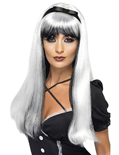 Generique - Black and white wig