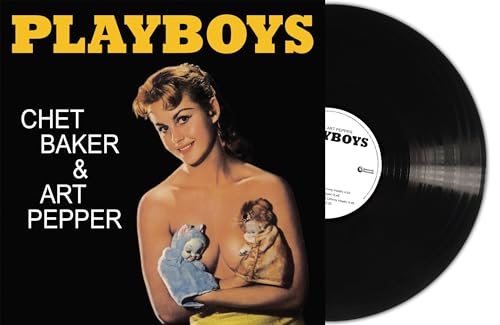 Playboys" vinyl record cover with a woman and record disc shown.