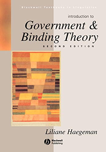 Introduction to Government and Binding Theory 2E