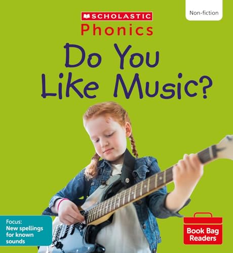 Book cover: girl playing electric guitar, “Do You Like Music?” title.