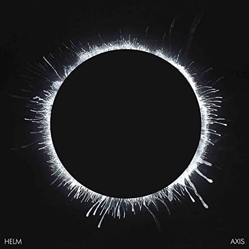 Black circle with radiating white spikes against a dark background.