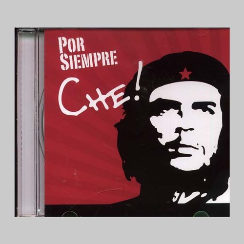 CD cover featuring a black and white portrait of Che Guevara on red.