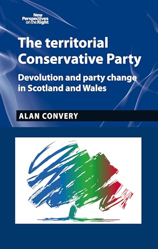 Book cover: “The Territorial Conservative Party” with abstract blue and colorful designs.