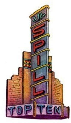 CD cover art for “Spill - Top Ten” featuring a stylized building.