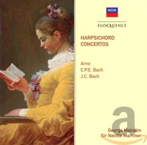 Malcolm George - Arne, C.P.E. Bach, J.C. Bach: Harpsichord Concertos [CD]